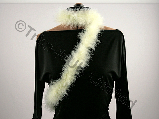 Marabou Feather Trim(Boa=Approx.2 metre piece) - Camelia