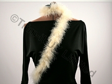 Marabou Feather Trim(Boa=Approx.2 metre piece) - Nude