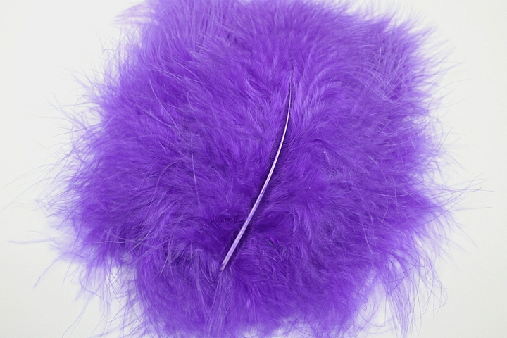 Marabou Small Feathers(approx.20 per pkt.) - Purple