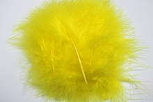 Marabou Small Feathers(approx.20 per pkt.) - Daffodil