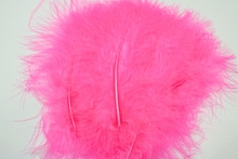 Marabou Small Feathers(approx.20 per pkt.) - Neon Cerise