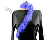 NEW Marabou Feather Trim(Pkt.= 10 metre) - Royal Blue