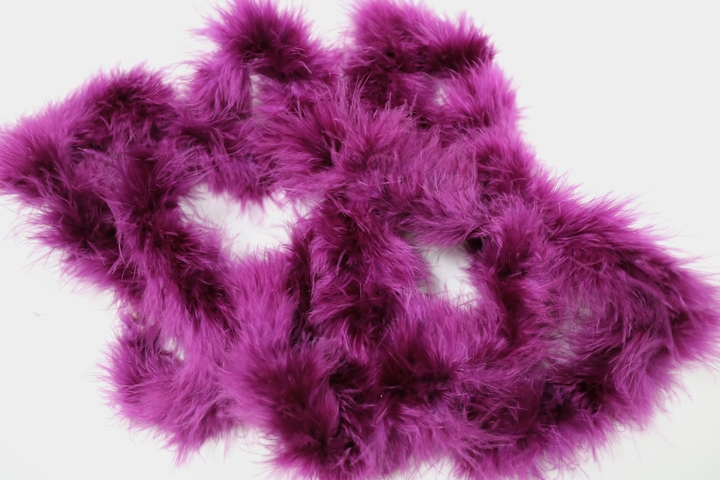 NEW Marabou Feather Trim(Pkt.= 10 metre) - Fuchsia Pink