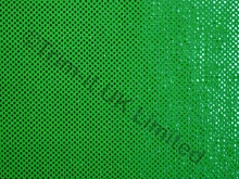 Micro Dot Metallic Lycra - Flo. Emerald/Metallic Turquoise