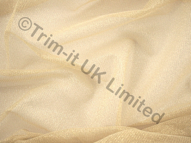 Metallic Soft Net - Dreamweave. - Metallic Gold