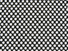 metallic Spandex 3mm Fishnet - Black/Metallic Gold