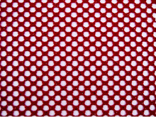 metallic Spandex 3mm Fishnet - Red/Metallic Red