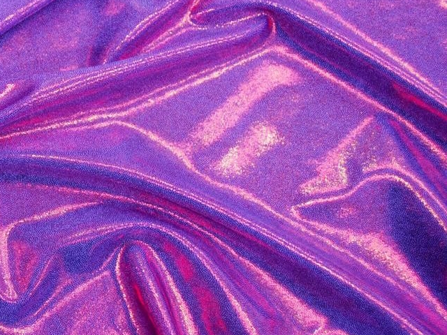 Metallica Lycra Shine - Purple/Metallic Red