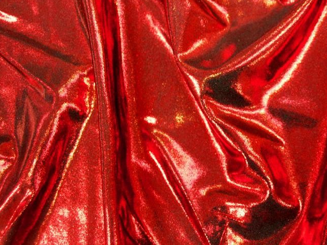 Metallica Lycra Shine - Plum/Metallic Red