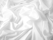 Satin Chiffon - White