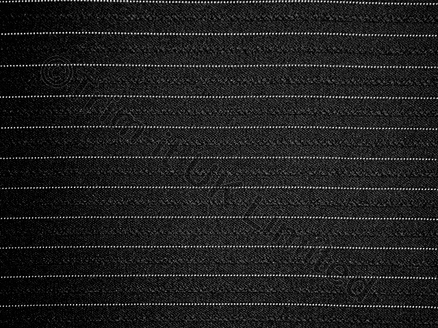 Pin Stripe Stretch Trouser Fabric (101) - Black