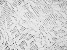 Palm Stretch Lace - White