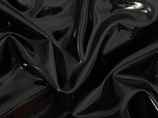 PVC Lycra  (stretches more across width)) - Black