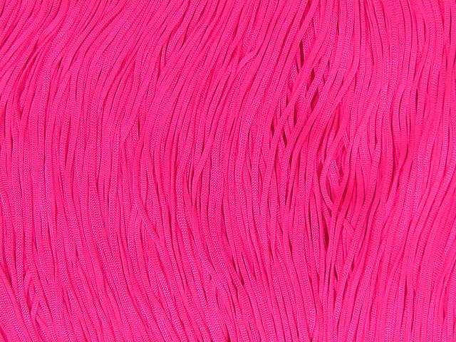 Stretch Top Rayon (tactel)Fringe 10cm - Neon Cerise