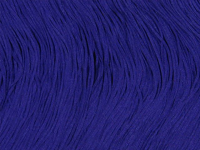 Stretch Top Rayon (tactel)Fringe 10cm - Sapphire