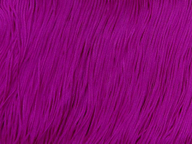 Stretch Top Rayon(Tactel) Fringe 15cm - Fuchsia Pink