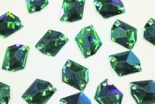 Cosmic 20x16mm Coloured AB resin Stones - Emerald AB