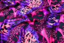 Safari Lycra - Flo.peach/Neon Cerise/Purple Rain/Black