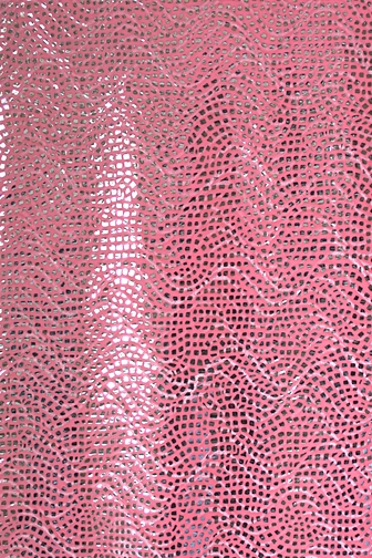 Supreme Embossed Mosaic met. Stretch Velvet - Sugar Pink