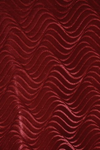 Supreme Embossed Stretch velvet - Brick Red