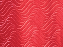 Supreme Embossed Stretch velvet - Flamenco Red