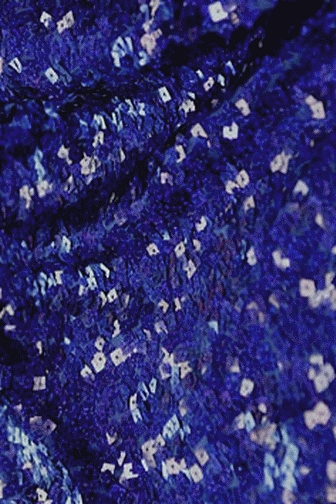 Shuffle: Square Sequin On Poly Lycra 2-Way was 40 - Royal Blue/Royal Hologram