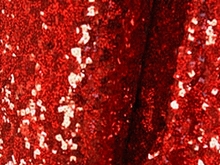 Shuffle: Square Sequin On Poly Lycra 2-Way was 40 - Flamenco Red/Red Hologram