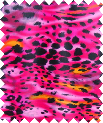 Snow Leopard/Psycho Lycra - Flo. Orange/Neon Candy/Valentino/Black