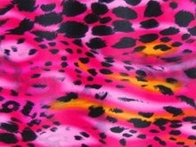 Snow Leopard/Psycho Lycra - Flo. Orange/Neon Candy/Valentino/Black