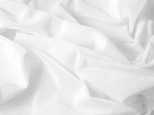 Italian Smooth Lycra Velvet - White