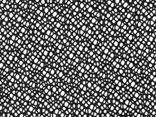 Stretch Metallic Web Fishnet (3mm/6mm) - Black/metallic Silver