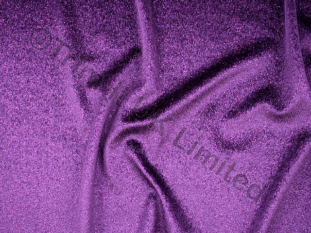 Supreme Sparkle Stretch Velvet Coloured Glitter - Grape/Metallic Cerise