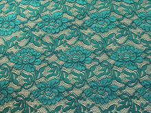 Tiana Stretch Lace - Jade(Peacock)