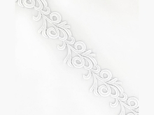 Victoria Guipure lace Ribbon - White