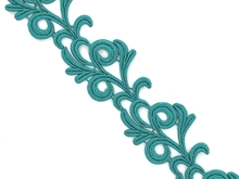 Victoria Guipure lace Ribbon - Jade(Peacock)