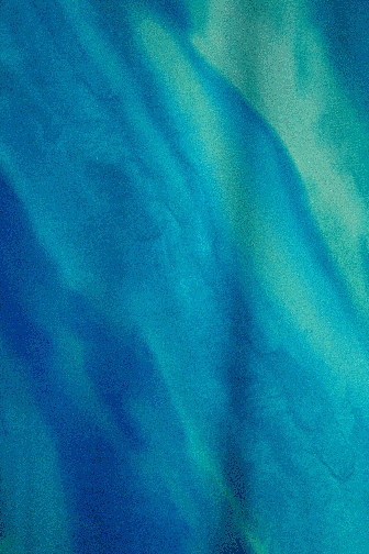 Water Fall Lycra - Turquoise/Blue Lagoon