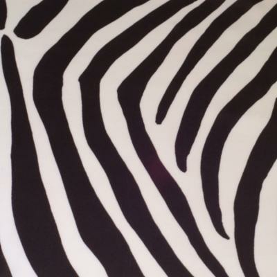 Zebra Lycra - Black/White